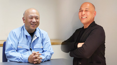 Aterm製品開発担当の戸塚、セキュリティIT統括部の澤田