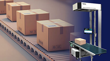 荷物サイズ計測ユニット for コンベアの写真