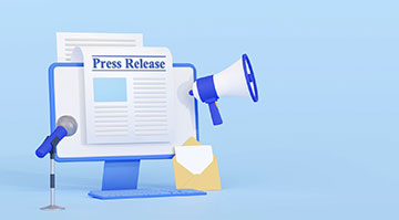 プレスリリースのイメージイラスト