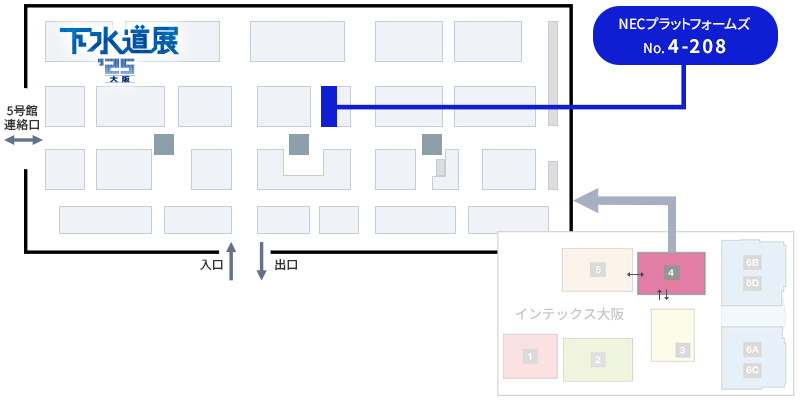 NECプラットフォームズブース No.4-208