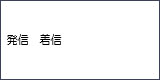 画面表示：発信　着信