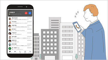 電話機端末の写真