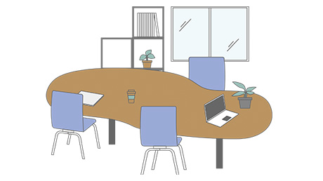オフィスのイラスト