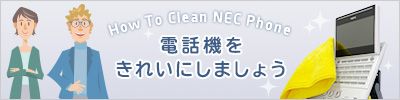 How To Clean NEC Phone