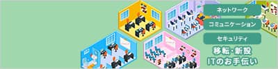 移転・新設ITのお手伝い