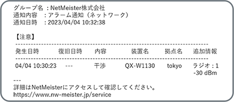 メール画面