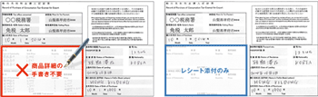 購入記録票・購入者誓約書の作成が容易
