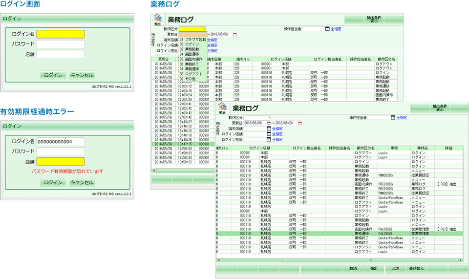 UNITE-R2 MD セキュリティ設定