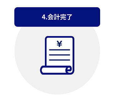 会計完了