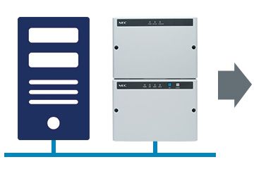 センサの検知をコルソスで受ける
