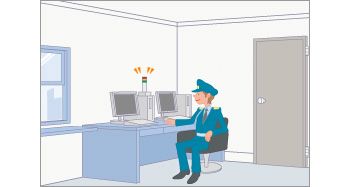 守衛所のイラスト