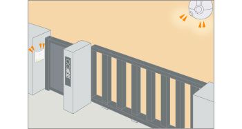 校門・通用口のイラスト