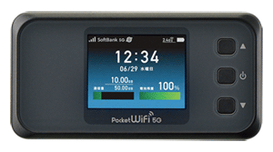 Pocket WiFi 5G A201NE・本体画像